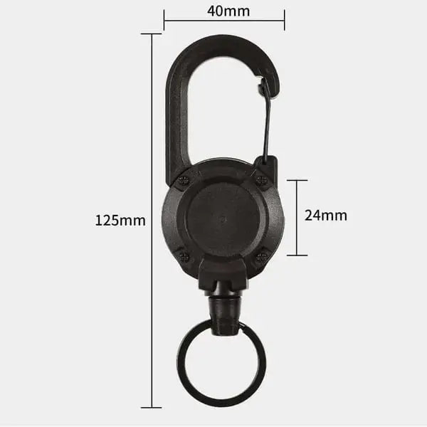 Practical Keychain with Extendable Cable