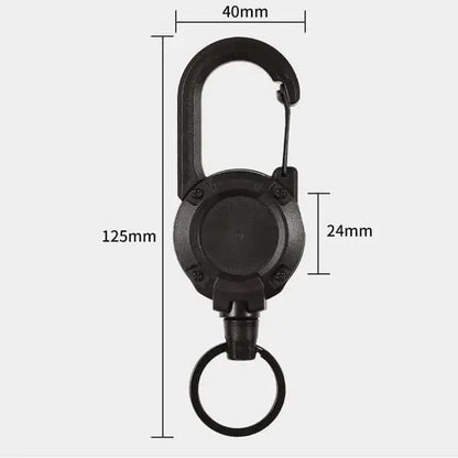 Practical Keychain with Extendable Cable