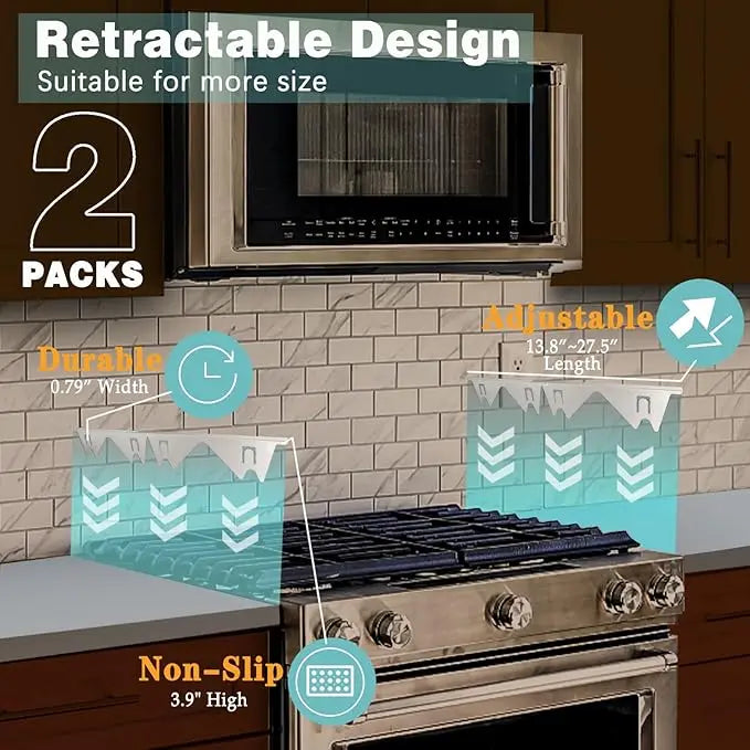 Stainless Steel Stove Gap Filler Strips