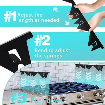 Stainless Steel Stove Gap Filler Strips