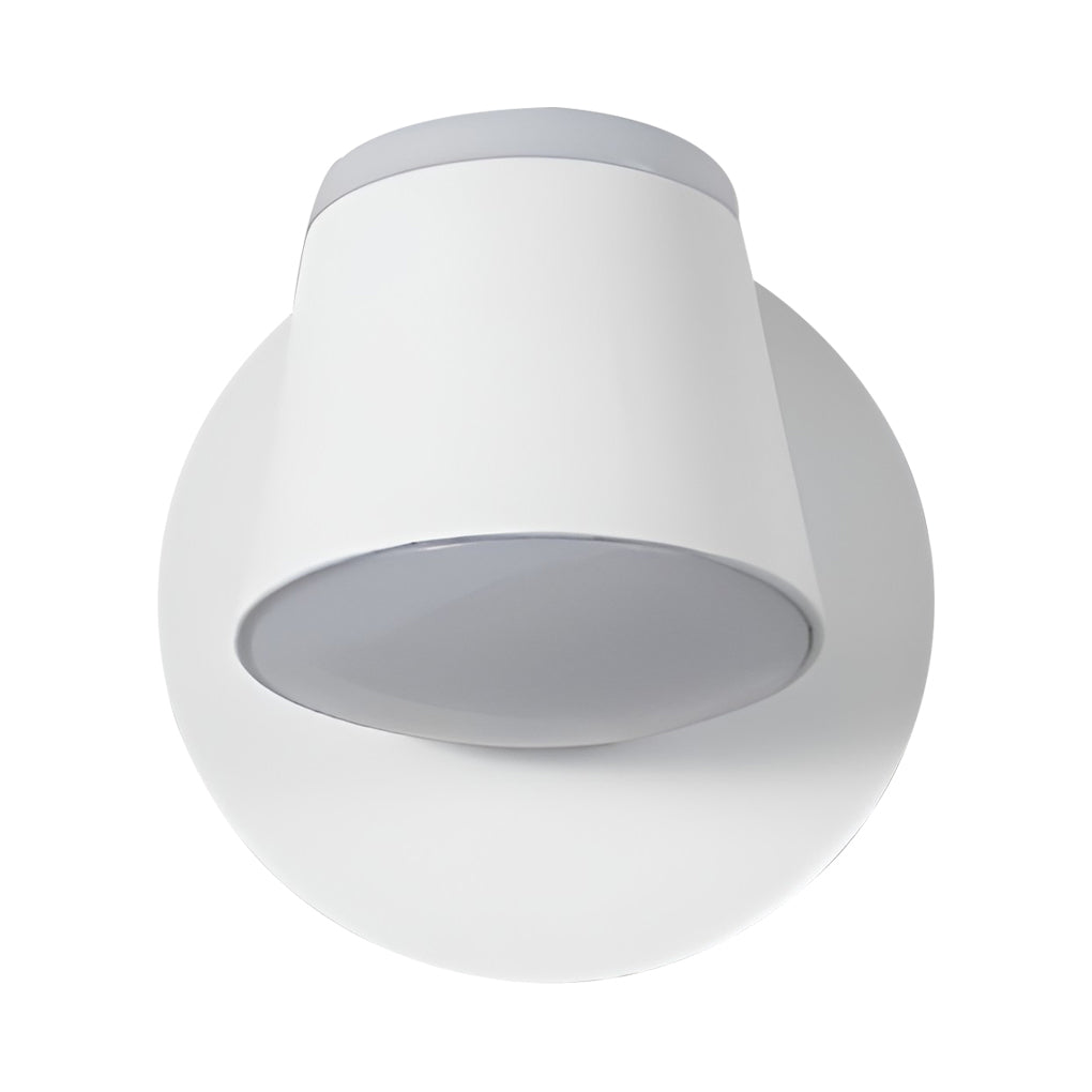 Compact Black Metal LED Wall Light Adjustable