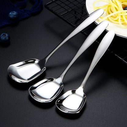 Stainless Steel Square Head Dinner Spoon