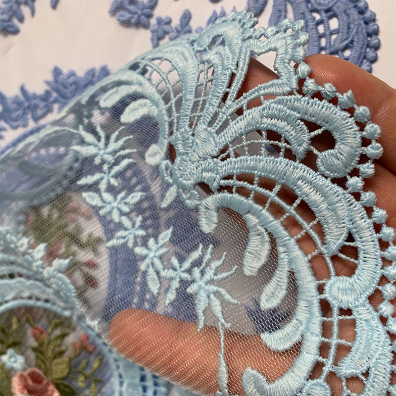 Delicate Floral Crochet Table Doily Set