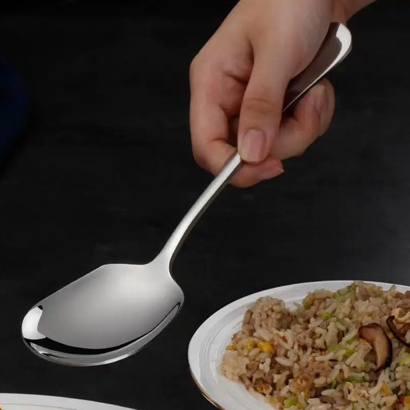 Stainless Steel Square Head Dinner Spoon