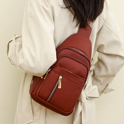 Stylish Ladies Crossbody Zip Purse