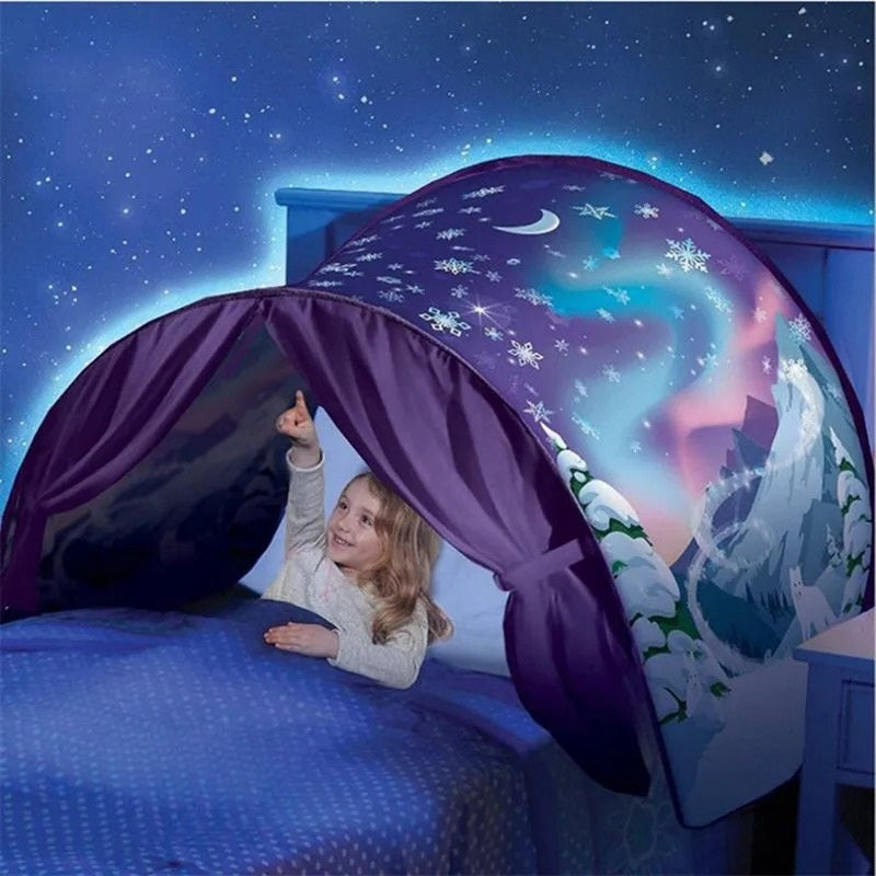 Fun Kids Play Tent with Colorful Designs