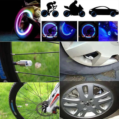 Bright LED Tire Valve Caps