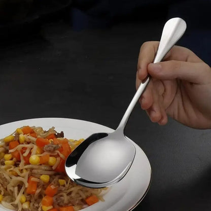 Stainless Steel Square Head Dinner Spoon