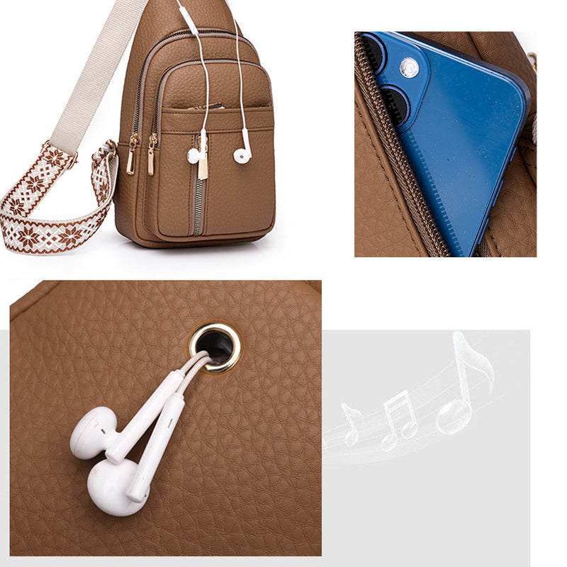 Stylish Ladies Crossbody Zip Purse