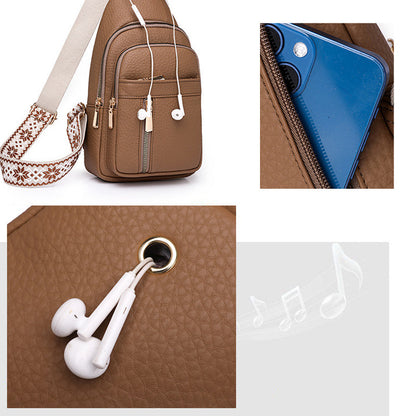 Stylish Ladies Crossbody Zip Purse