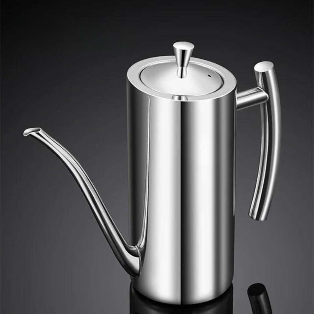 Kitchen Stainless Oil Storage Container - Cofik