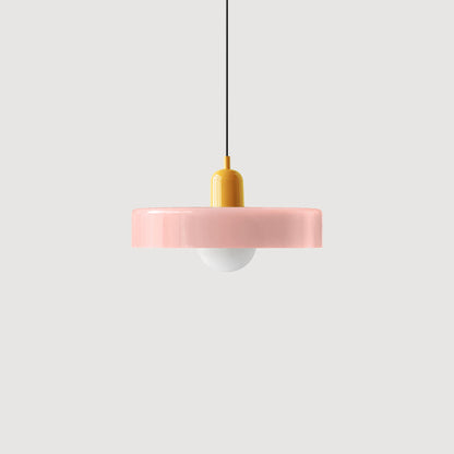 Vibrant Glass Hanging Lamp