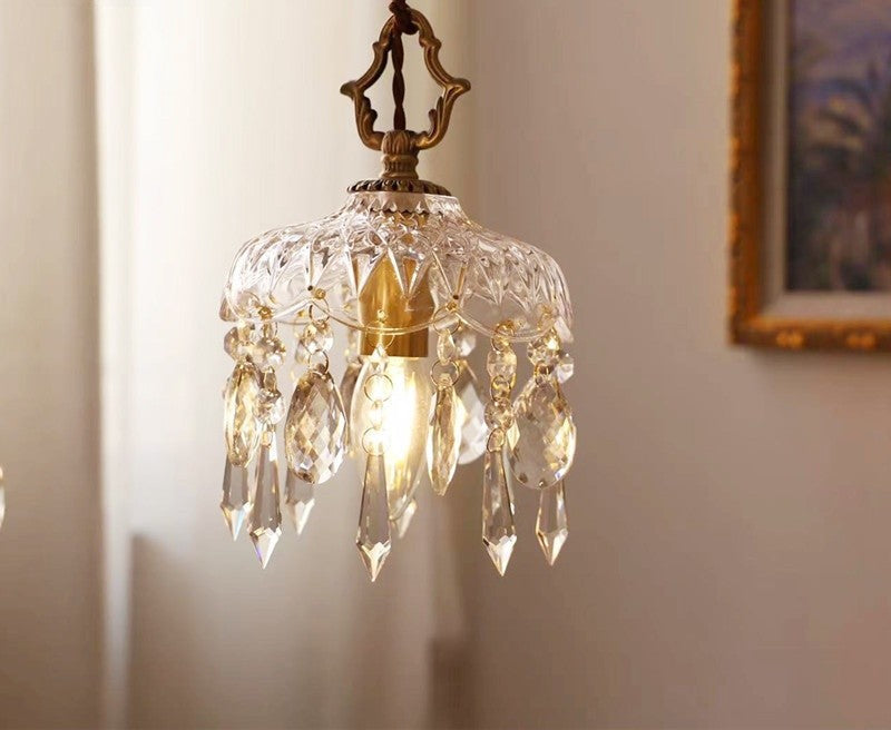 Luxury Crystal Drop Ceiling Light Fixture