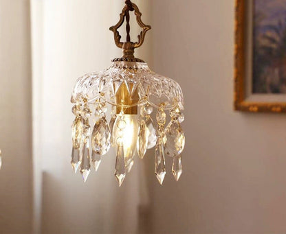 Luxury Crystal Drop Ceiling Light Fixture