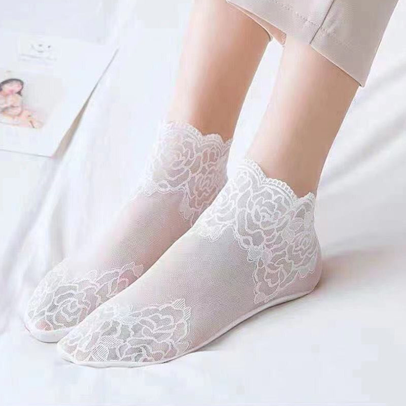 Trendy Women's Lace Ankle Socks