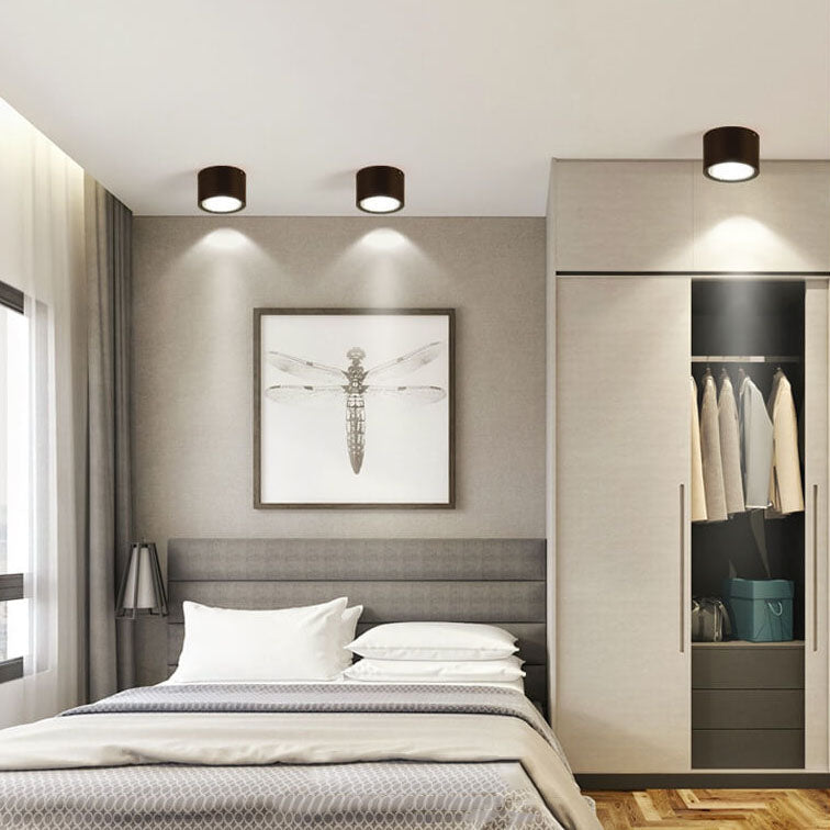 Sleek White 12W Ceiling Light Fixtures for Bedroom Living Room