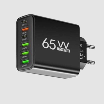 Slim Portable USB Charging Hub for Phones Tablets