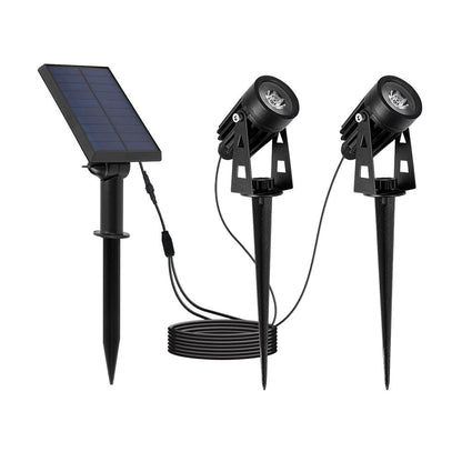 Bright Outdoor Solar Powered Spotlight Kit