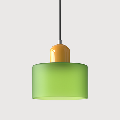 Sleek Contemporary Glass Pendant Light For Kitchen Island