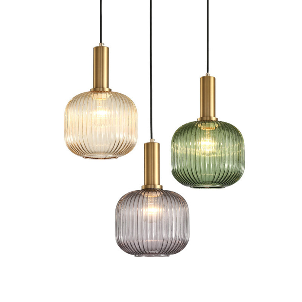 Classic Colorful Glass Pendant Light Fixture