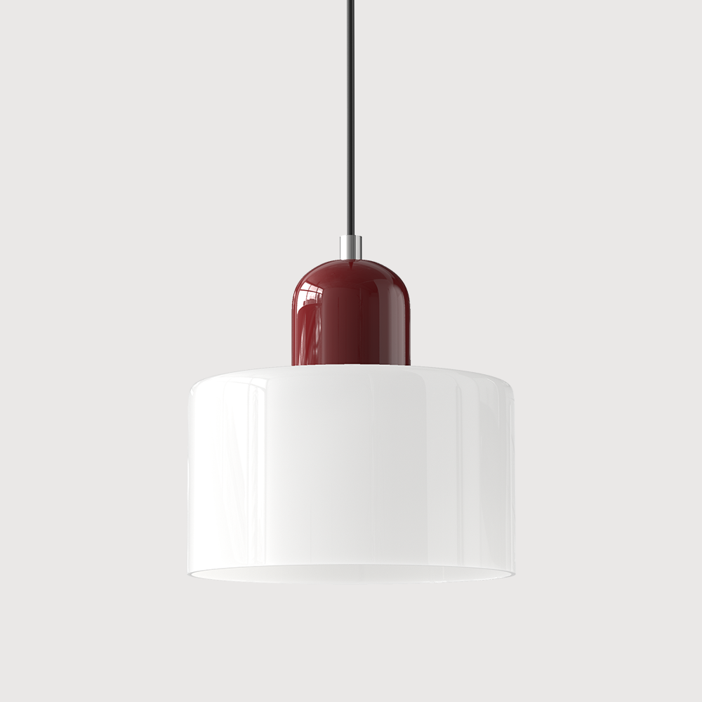Sleek Contemporary Glass Pendant Light For Kitchen Island