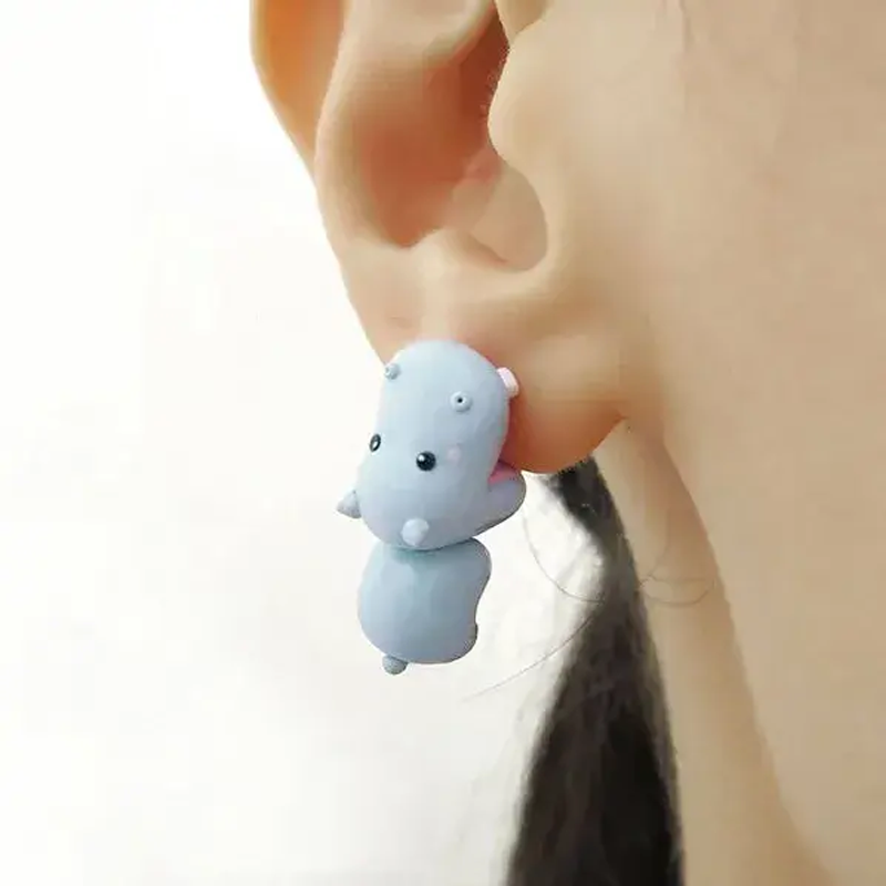 Adorable Animal Teeth Stud Earrings