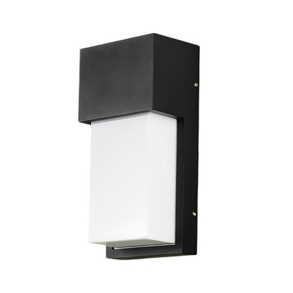 Outdoor 10W Black Weatherproof LED Wall Lamp