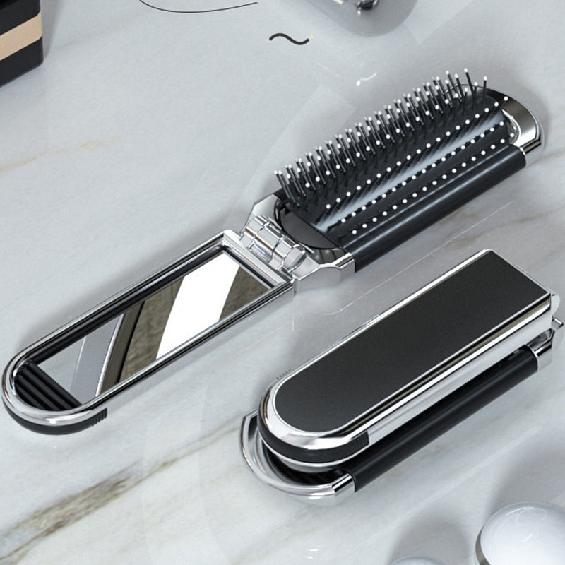 Portable Travel Mirror Brush Compact Folding Design - Cofik