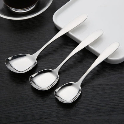 Stainless Steel Square Head Dinner Spoon