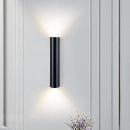 Silver Double Tube Wall Light