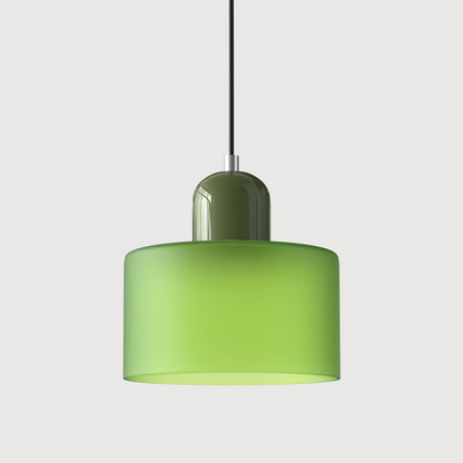 Sleek Contemporary Glass Pendant Light For Kitchen Island