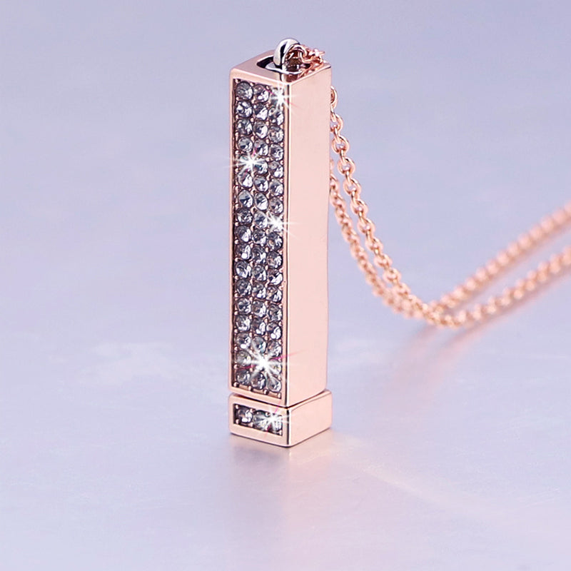 Invisible Love Message Bar Necklace - Cofik
