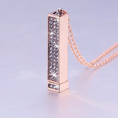 Invisible Love Message Bar Necklace - Cofik