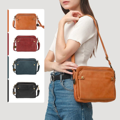 Premium Leather Crossbody Handbag