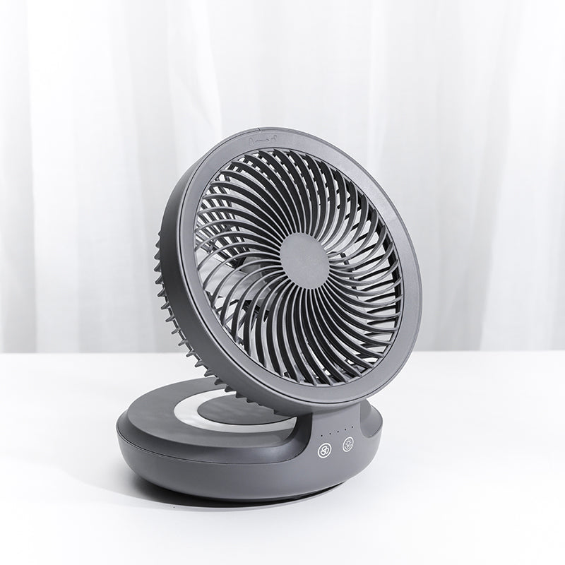 Portable Rechargeable LED Desk Fan