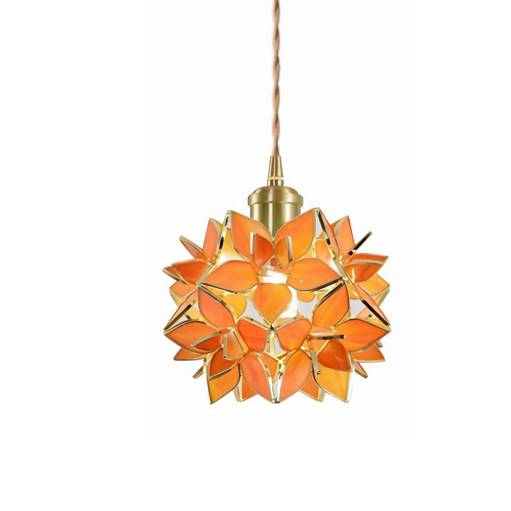 Elegant Floral Soft LED Pendant Light Fixture