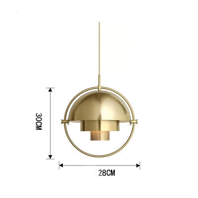 Luxury Metal Sphere Pendant Light