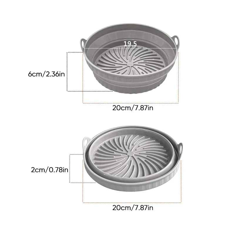 Non Stick Air Fryer Grill Mat Reusable Baking Tray