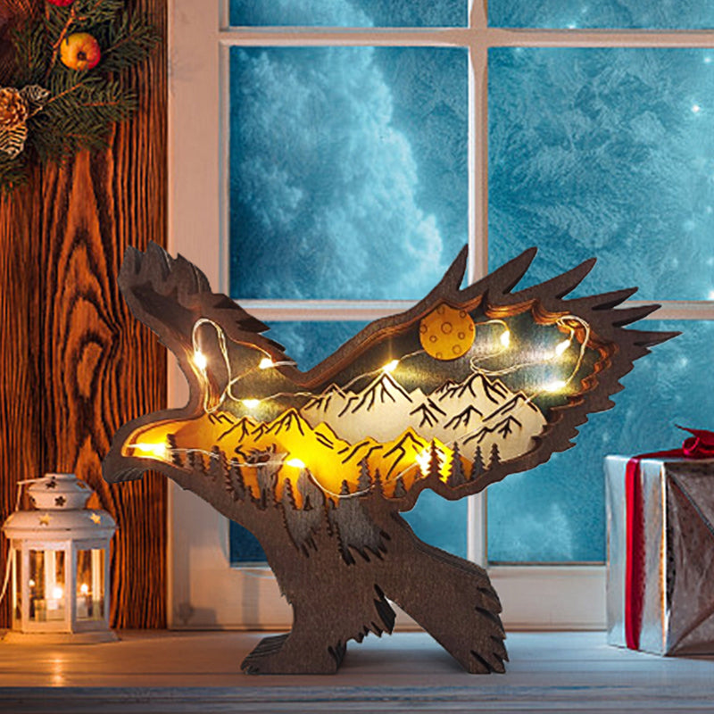 Whimsical Woodland Animal Figurine Decoration