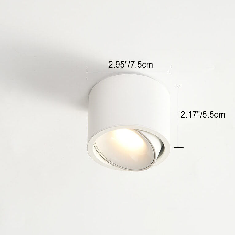 Compact LED Ceiling Light 12W Slim Aluminum Fixture