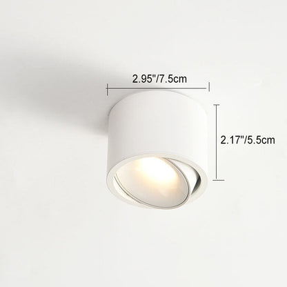 Compact LED Ceiling Light 12W Slim Aluminum Fixture