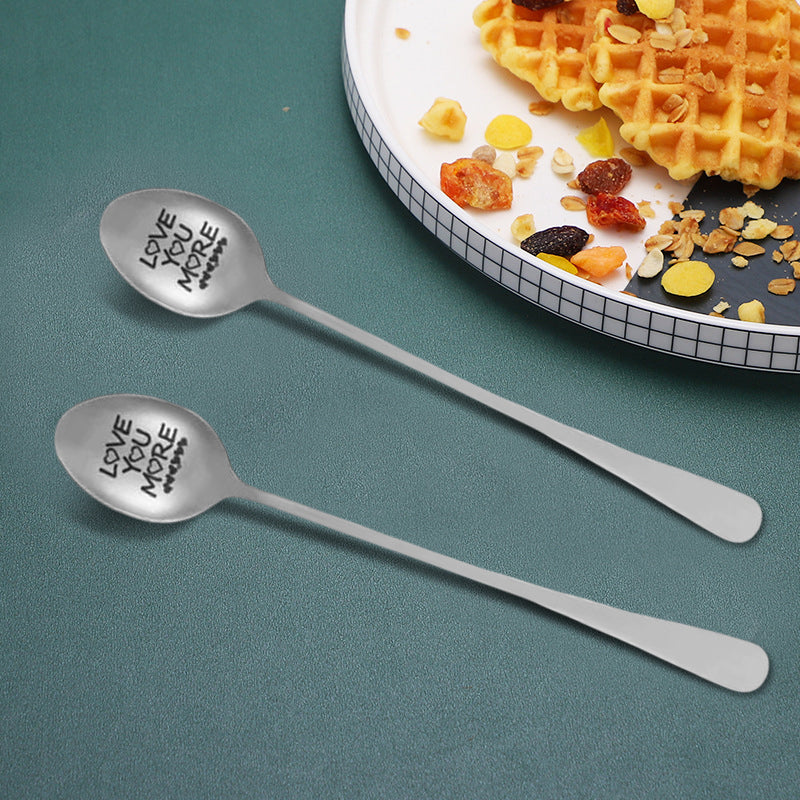 Personalized Romantic Message Spoon