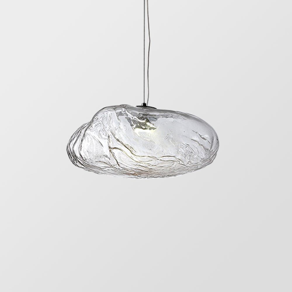Elegant Glass Drop Pendant Light Fixture for Home