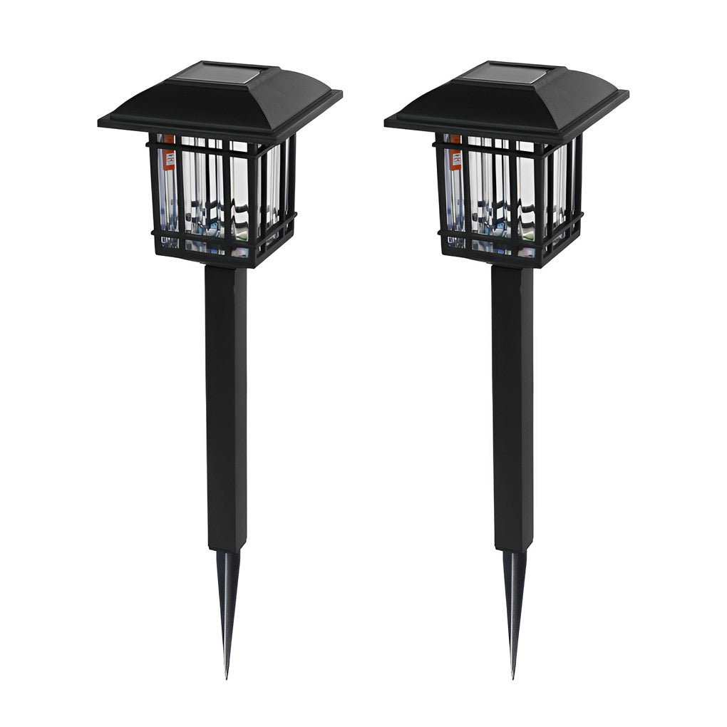2PCS Outdoor Solar Powered LED Garden Lights