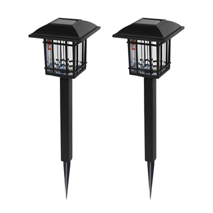 2PCS Outdoor Solar Powered LED Garden Lights