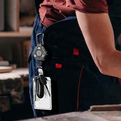 Durable Compact Retractable Keychain