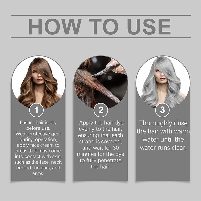 Fast 2-in-1 Herbal Grey Hair Color Spray