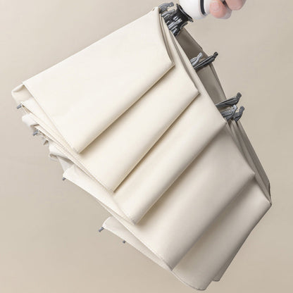 Compact Umbrella with Secure Buckle Closure