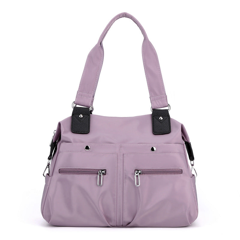 Waterproof Basic Nylon Tote Bag