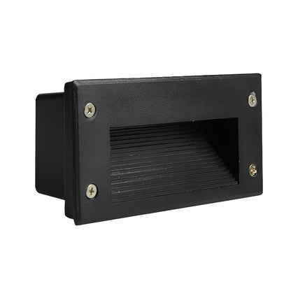 Sleek Recessed LED Wall Step Lights 3W Aluminum